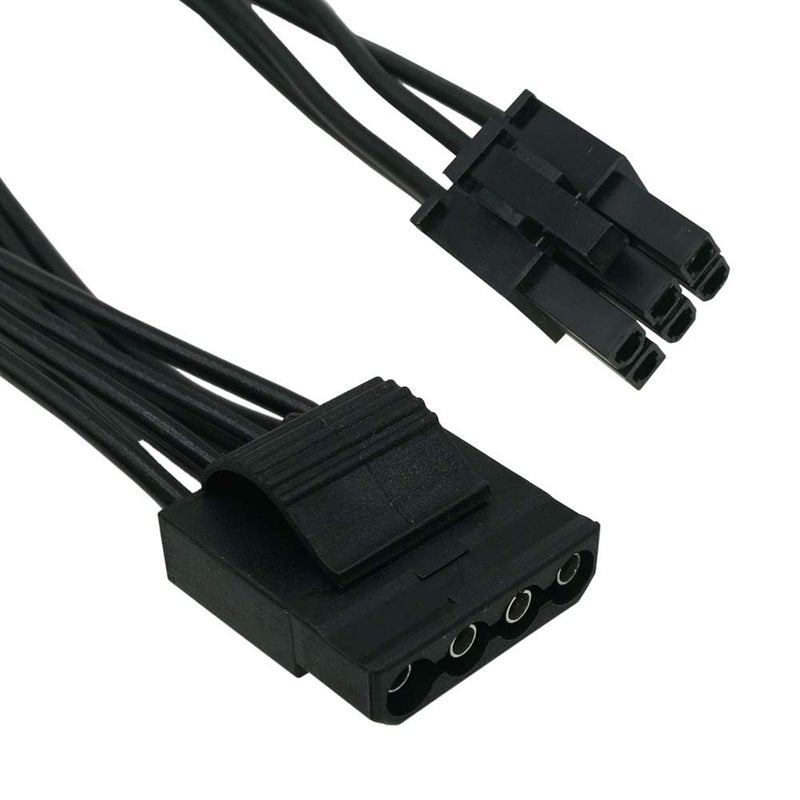 COMeap Molex Power Cable for Seasonic Antec PSUs, 6 Pin to 3X 4 Pin Molex Hard Drive Power Adapter Splitter for BTC Mining Riser Card 20-in(50cm) - Image 4